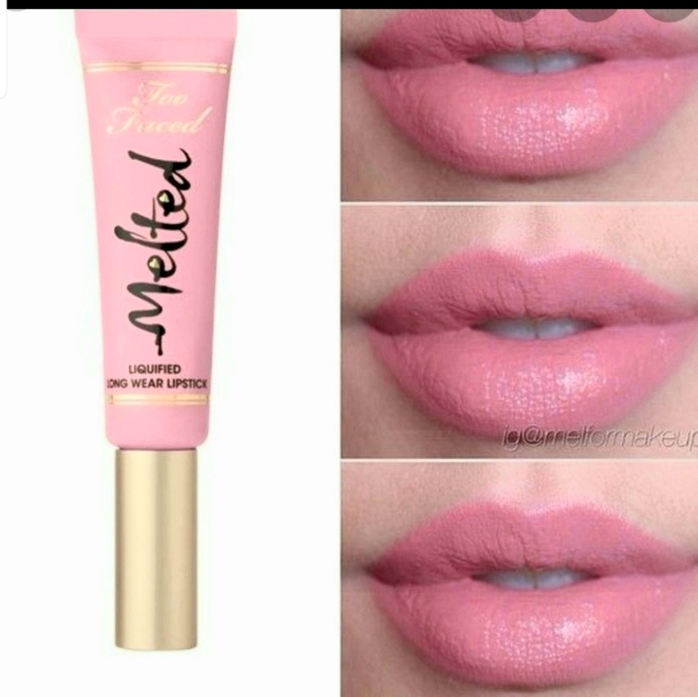🧚‍♀️PEONY Too Faced DISCONTINUED MINI Melted Liquid Lipstick NWOBox